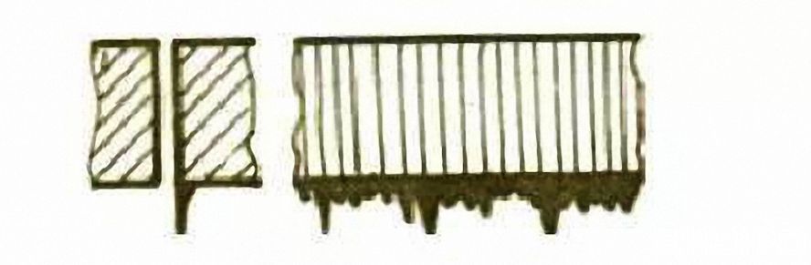 一邊產生長的不規(guī)則的毛刺 一邊產生長的不規(guī)則的毛刺